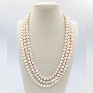 Cultured Pearl 62" Endless Necklace